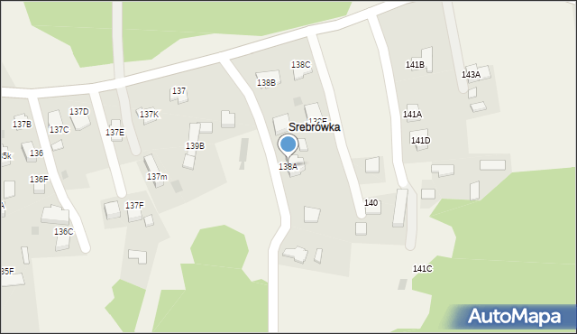 Zawada, Zawada, 138A, mapa Zawada
