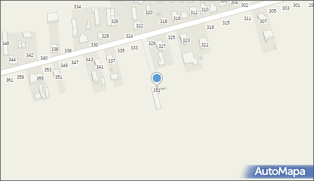 Zawada, Zawada, 331, mapa Zawada