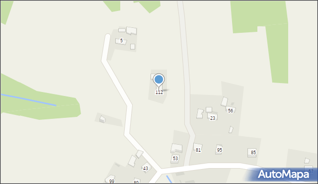 Zawada Lanckorońska, Zawada Lanckorońska, 112, mapa Zawada Lanckorońska