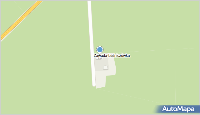 Zawada Pilicka, Zawada Pilicka, 121, mapa Zawada Pilicka