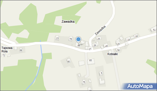 Zawadka, Zawadka, 48, mapa Zawadka