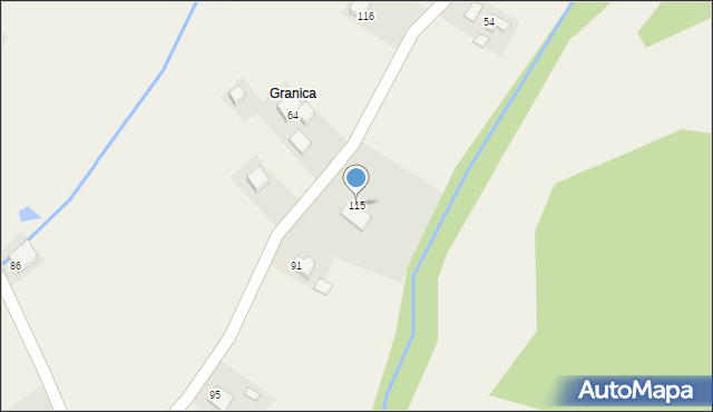 Zawadka, Zawadka, 115, mapa Zawadka