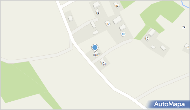 Zawadka, Zawadka, 81A, mapa Zawadka