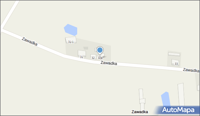 Zawadka, Zawadka, 32a, mapa Zawadka