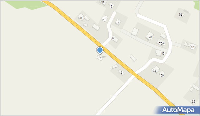 Zawadka Brzostecka, Zawadka Brzostecka, 4, mapa Zawadka Brzostecka