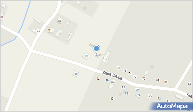 Zawadka Brzostecka, Zawadka Brzostecka, 91, mapa Zawadka Brzostecka