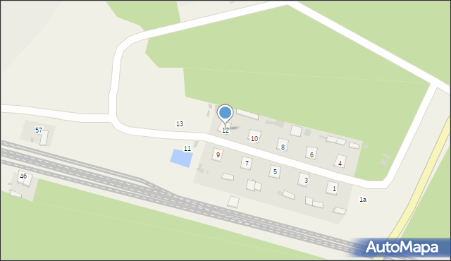 Zawadówka, Zawadówka, 12, mapa Zawadówka