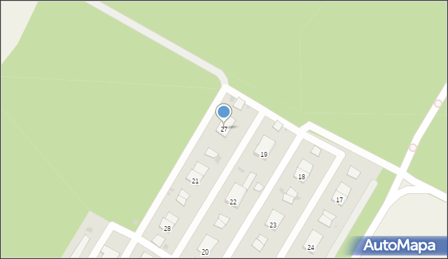 Zawadówka, Zawadówka, 27, mapa Zawadówka