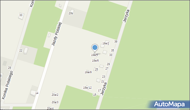 Zawady, Zawady, 19a/5, mapa Zawady