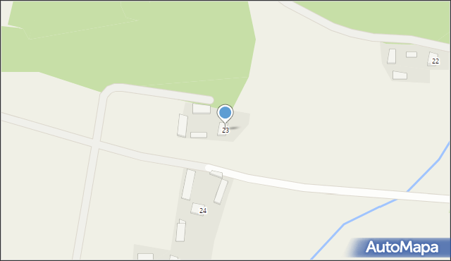 Zawady Stare, Zawady Stare, 23, mapa Zawady Stare