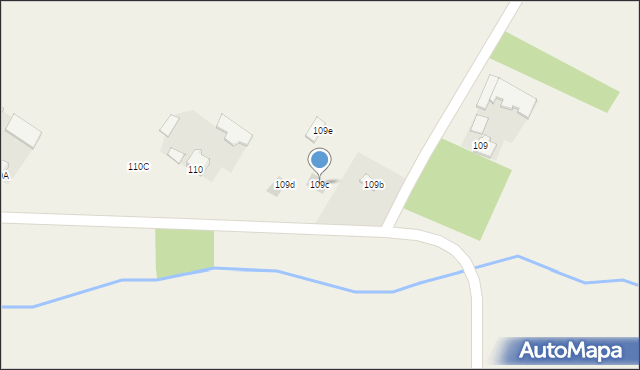 Zawieprzyce, Zawieprzyce, 109c, mapa Zawieprzyce