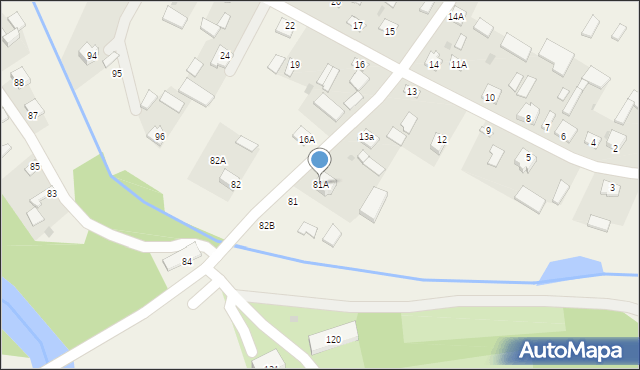 Zawieprzyce, Zawieprzyce, 81A, mapa Zawieprzyce