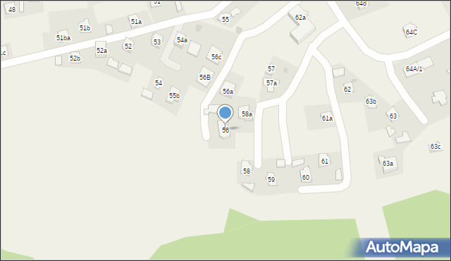Zawierzbie, Zawierzbie, 56, mapa Zawierzbie