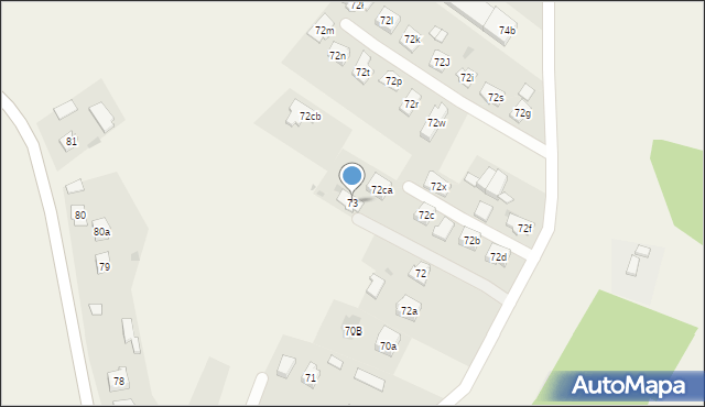 Zawierzbie, Zawierzbie, 73, mapa Zawierzbie