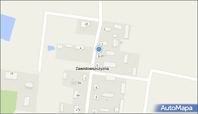 Zawistowszczyzna, Zawistowszczyzna, 5, mapa Zawistowszczyzna