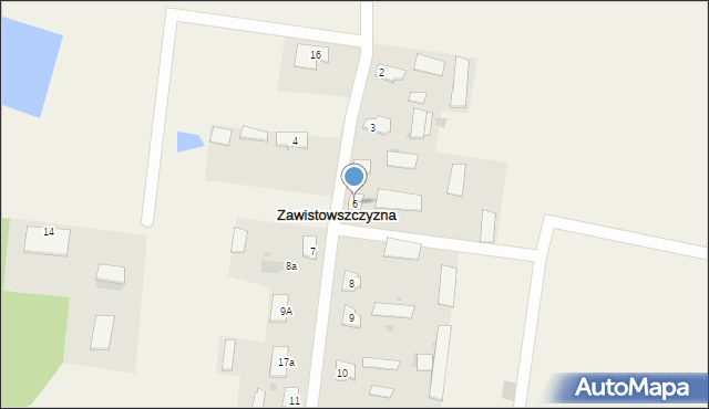 Zawistowszczyzna, Zawistowszczyzna, 6, mapa Zawistowszczyzna