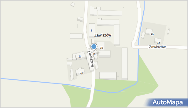 Zawiszów, Zawiszów, 3a, mapa Zawiszów
