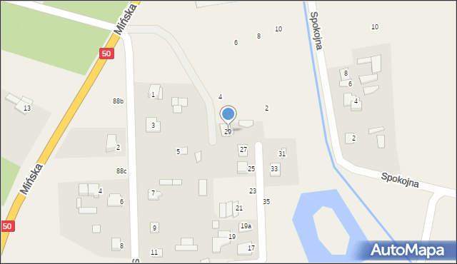 Zawiszyn, Zawiszy Mikołaja, 29, mapa Zawiszyn