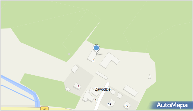 Zawodzie, Zawodzie, 2B, mapa Zawodzie