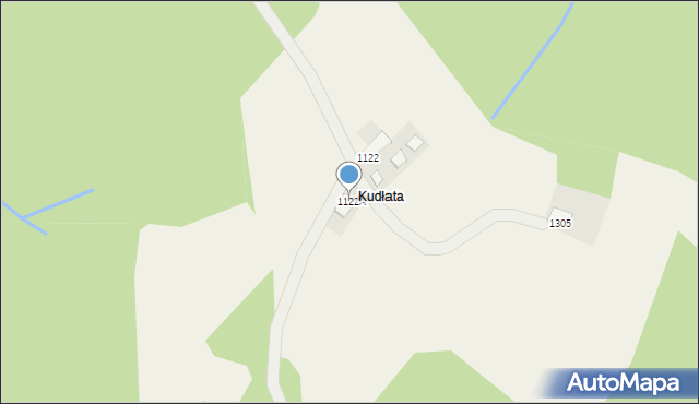 Zawoja, Zawoja, 1122A, mapa Zawoja