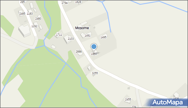 Zawoja, Zawoja, 1960, mapa Zawoja