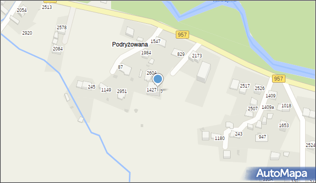 Zawoja, Zawoja, 260, mapa Zawoja