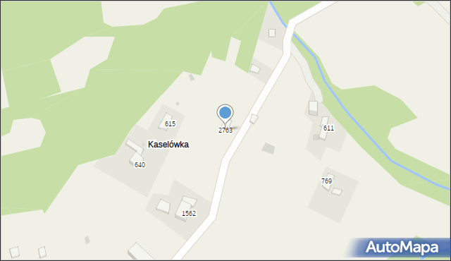 Zawoja, Zawoja, 2763, mapa Zawoja