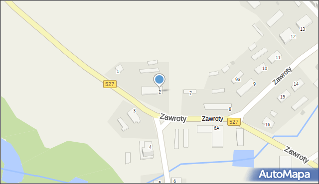 Zawroty, Zawroty, 2, mapa Zawroty