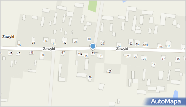 Zawyki, Zawyki, 33, mapa Zawyki