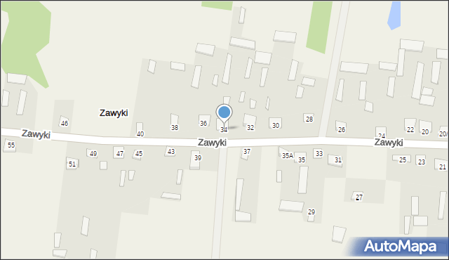 Zawyki, Zawyki, 34, mapa Zawyki