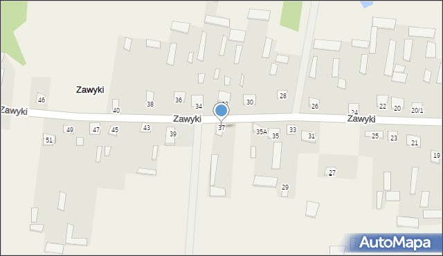 Zawyki, Zawyki, 37, mapa Zawyki