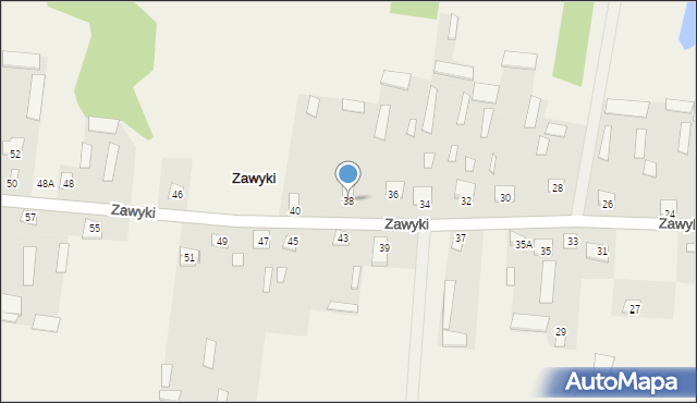 Zawyki, Zawyki, 38, mapa Zawyki