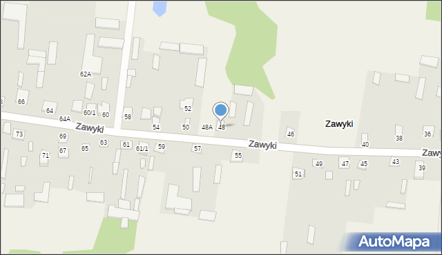 Zawyki, Zawyki, 48, mapa Zawyki