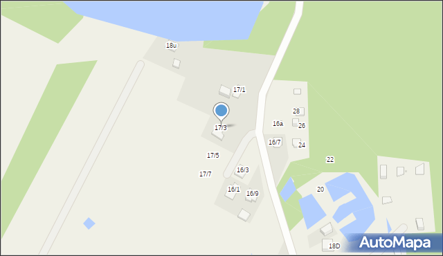 Zaździerz, Zaździerz, 17/3, mapa Zaździerz