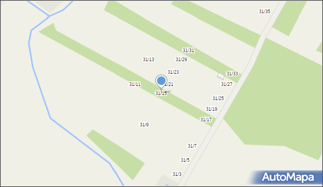 Zaździerz, Zaździerz, 31/15, mapa Zaździerz