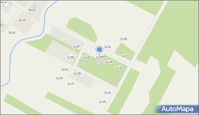 Zaździerz, Zaździerz, 31/47, mapa Zaździerz