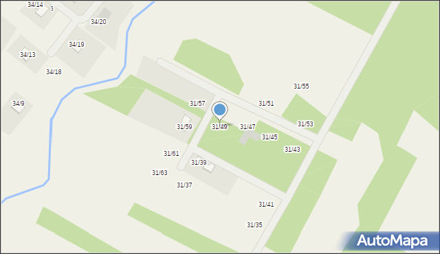 Zaździerz, Zaździerz, 31/49, mapa Zaździerz