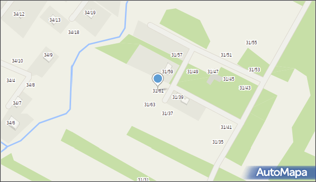 Zaździerz, Zaździerz, 31/61, mapa Zaździerz