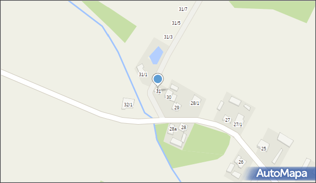 Zaździerz, Zaździerz, 31, mapa Zaździerz