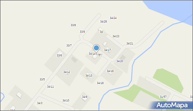 Zaździerz, Zaździerz, 34/15, mapa Zaździerz