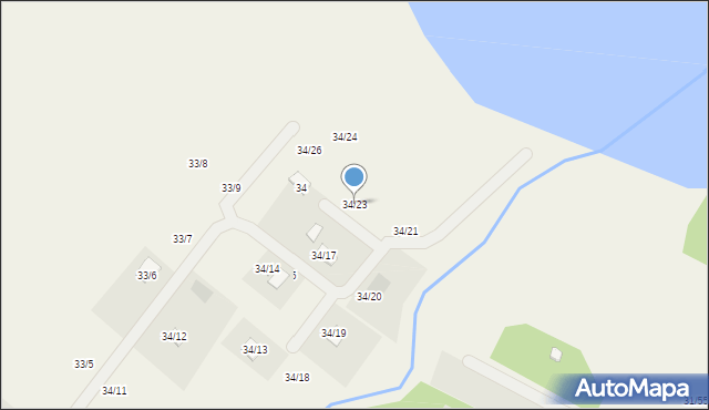 Zaździerz, Zaździerz, 34/23, mapa Zaździerz