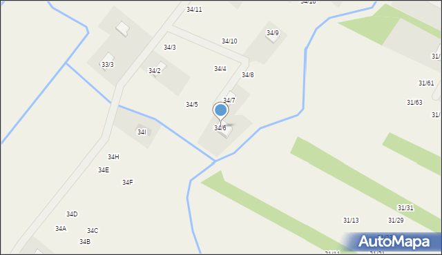 Zaździerz, Zaździerz, 34/6, mapa Zaździerz