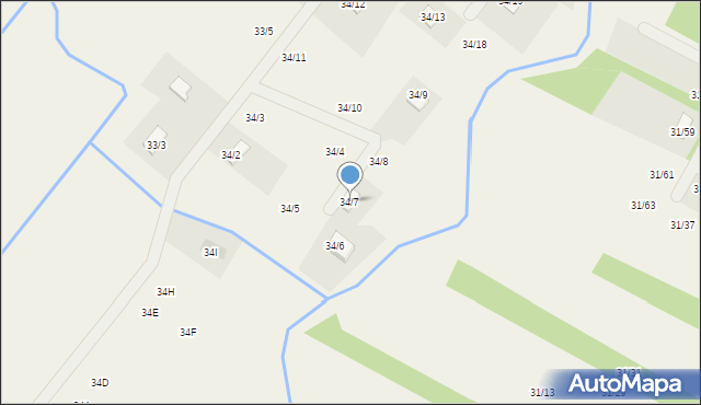 Zaździerz, Zaździerz, 34/7, mapa Zaździerz