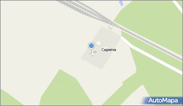 Zbydniów, Zatorze, 7a, mapa Zbydniów