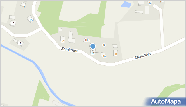 Zebrzydowice, Zamkowa, 10, mapa Zebrzydowice