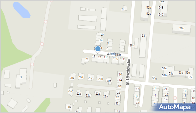 Zgorzelec, Zacisze, 17, mapa Zgorzelec