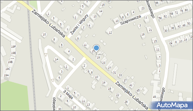Zgorzelec, Zamiejsko-Lubańska, 17, mapa Zgorzelec
