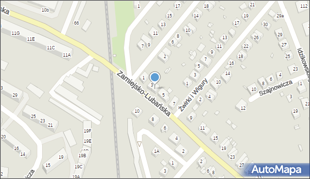 Zgorzelec, Zamiejsko-Lubańska, 3A, mapa Zgorzelec