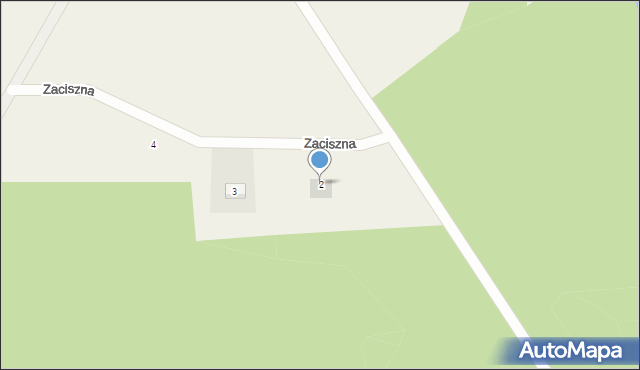 Zwierzyn, Zaciszna, 2, mapa Zwierzyn