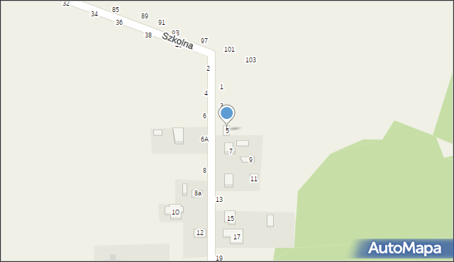 Biskupice, Zbożowa, 5, mapa Biskupice